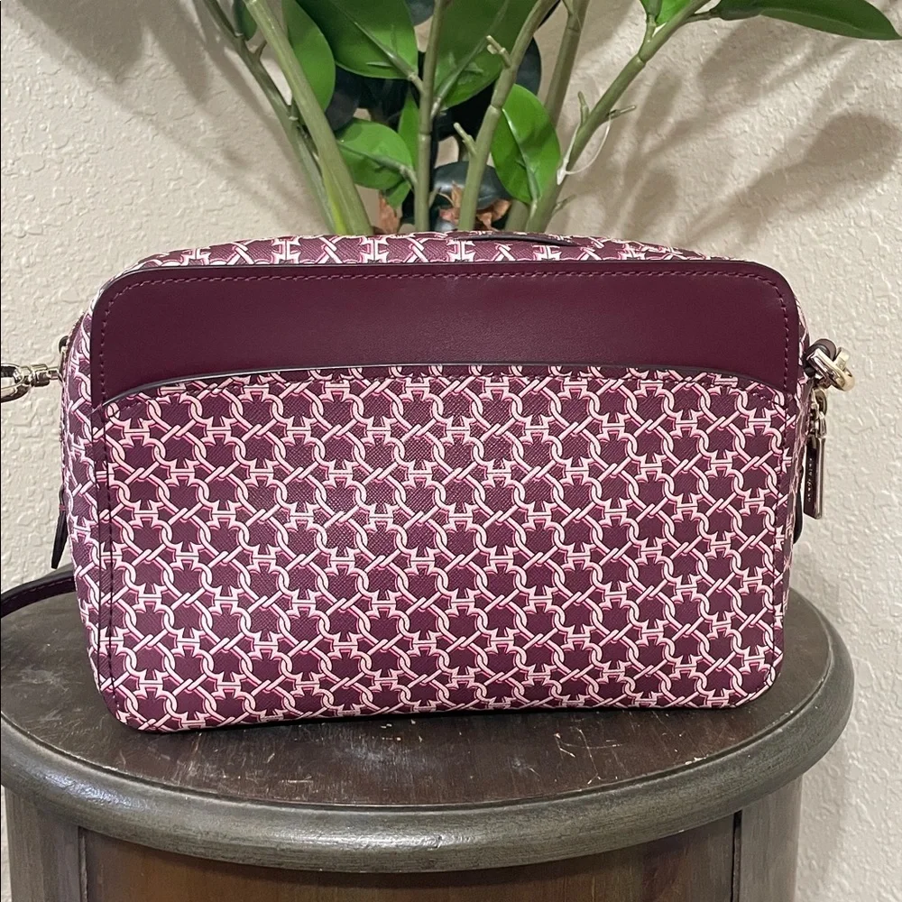 kate spade Floral Motif Maroon Crossbody Bag